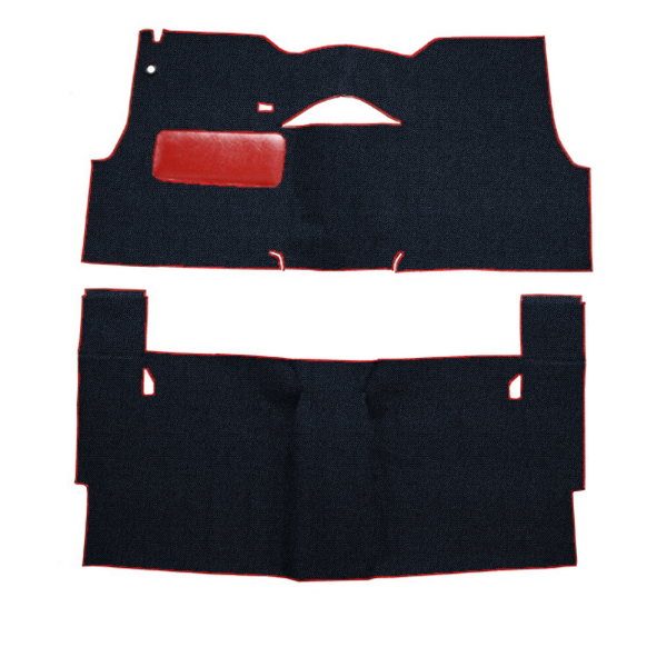 Picture of 1955 Chevrolet Two-Ten Series 2DR Sedan Bench Seat Carpet Kit, Daytona - 2 Piece
