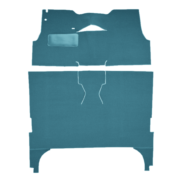Picture of 1955 Chevrolet Two-Ten Series 4DR Sedan Bucket Seat Carpet Kit, Loop - 2 Piece