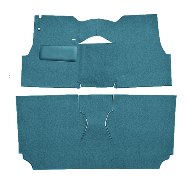 Picture of 1956 Chevrolet Two-Ten Series 2DR Hardtop Bucket Seat Carpet Kit, Loop - 2 Piece