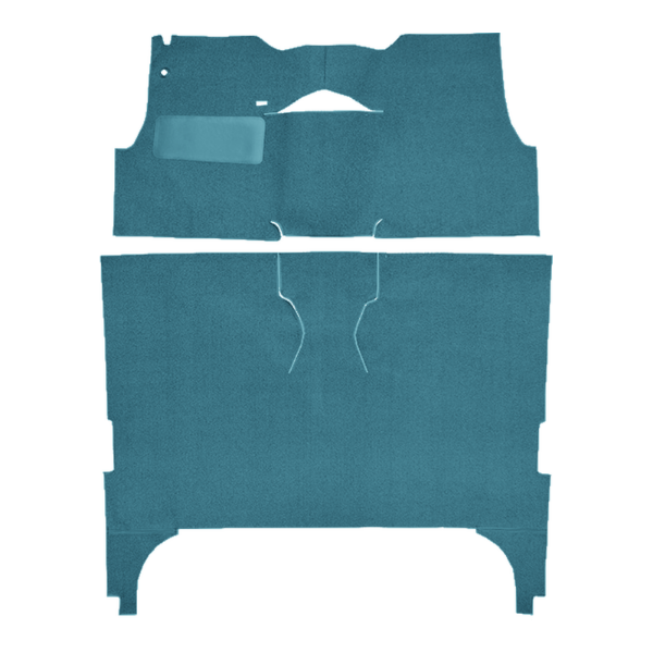 Picture of 1956 Chevrolet Two-Ten Series 4DR Sedan Bucket Seat Carpet Kit, Loop - 2 Piece