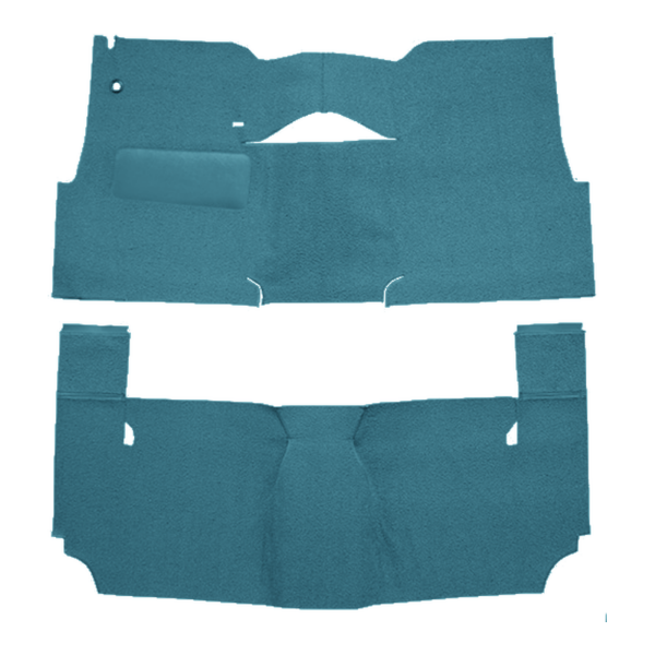 Picture of 1957 Chevrolet Two-Ten Series 2DR Hardtop Bench Seat Carpet Kit, Loop - 2 Piece