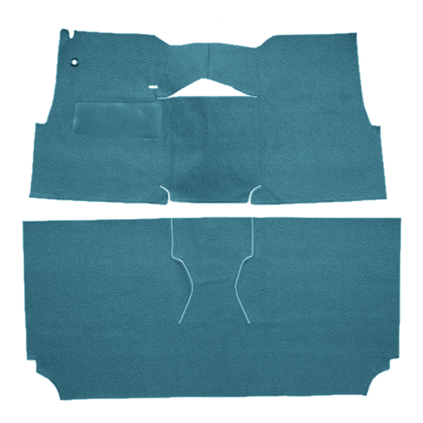 Picture of 1957 Chevrolet Two-Ten Series 2DR Hardtop Bucket Seat Carpet Kit, Loop - 2 Piece