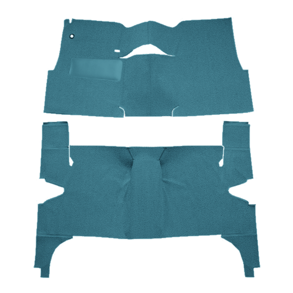 Picture of 1957 Chevrolet Two-Ten Series 4DR Hardtop Bench Seat Carpet Kit, Loop - 2 Piece