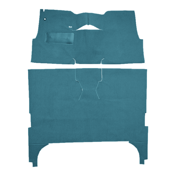 Picture of 1957 Chevrolet Two-Ten Series 4DR Sedan Bucket Seat Carpet Kit, Loop - 2 Piece
