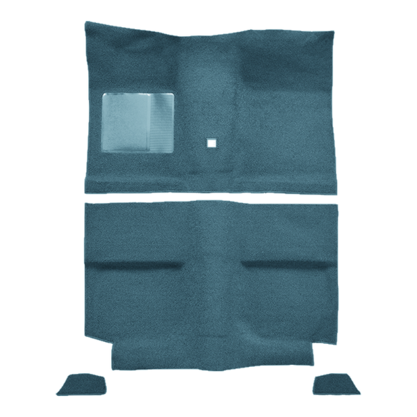 Picture of 1964 Ford Mustang Fastback without Folddowns with Shifter Hole Pass Area Carpet Kit, Molded Nylon - 4 Piece