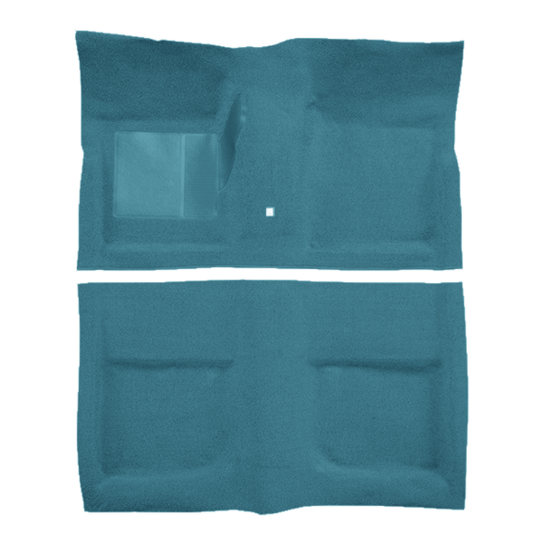 Picture of 1965-1968 Ford Mustang Coupe with Shifter Hole Carpet Kit, Molded Loop - 2 Piece