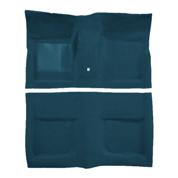 Picture of 1965-1968 Ford Mustang Coupe with Shifter Hole Carpet Kit, Molded Nylon - 2 Piece