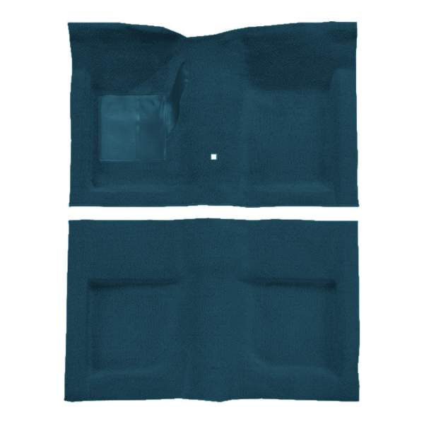 Picture of 1965-1968 Ford Mustang Convertible with Shifter Hole Carpet Kit, Molded Nylon - 2 Piece
