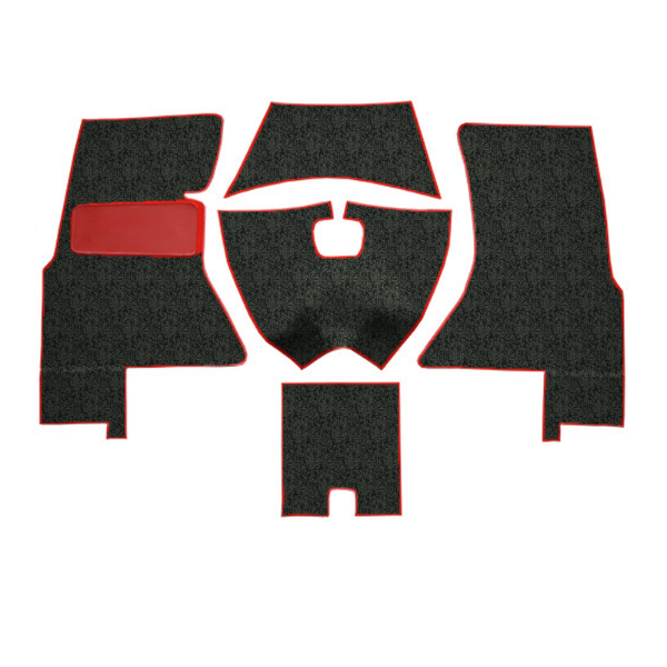 Picture of 1959-1960 Chevrolet Corvette Complete Carpet Kit, Tuxedo - 5 Piece