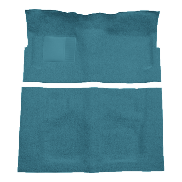 Picture of 1961-1962 Mercury Monterey 2DR Hardtop Auto Foot Wells Long Rear Carpet Kit, Molded Loop - 2 Piece