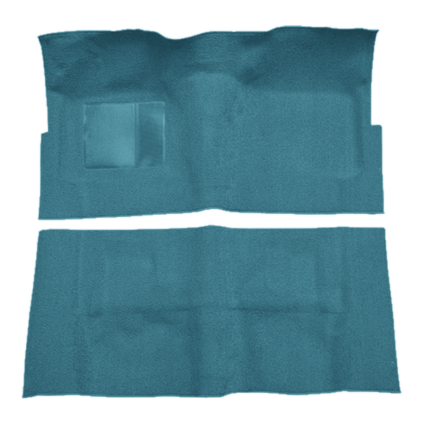 Picture of 1961-1962 Mercury Monterey 2DR Convertible Auto Foot Wells Short Rear Carpet Kit, Molded Loop - 2 Piece