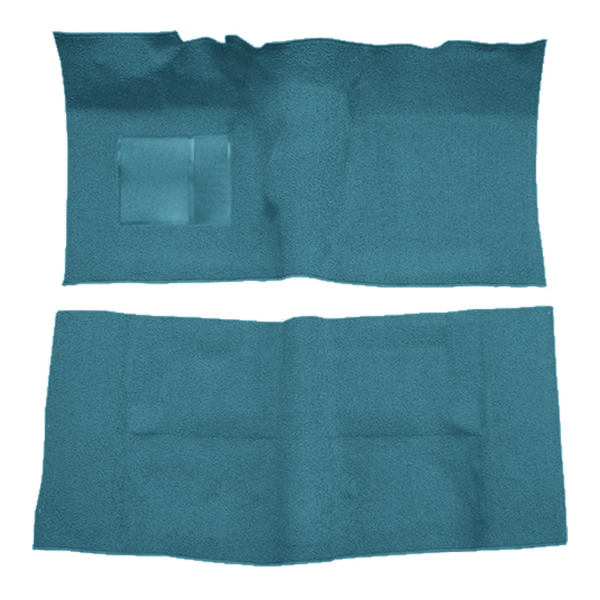 Picture of 1961-1962 Mercury Monterey 2DR Convertible 4spd Flat Front Short Rear Carpet Kit, Molded Loop - 2 Piece