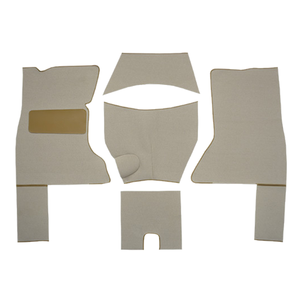 Picture of 1953-1955 Chevrolet Corvette Complete Carpet Kit, Grospoint - 5 Piece