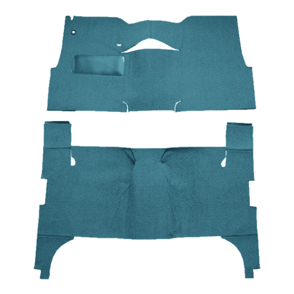 Picture of 1957 Chevrolet Bel Air 4DR Sedan Bench Seat Carpet Kit, Loop - 2 Piece