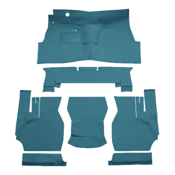 Picture of 1957-1958 Cadillac DeVille 2DR Coupe Carpet Kit, Loop - 7 Piece