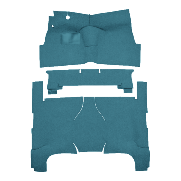 Picture of 1957-1958 Cadillac DeVille 4DR Sedan Carpet Kit, Loop - 3 Piece