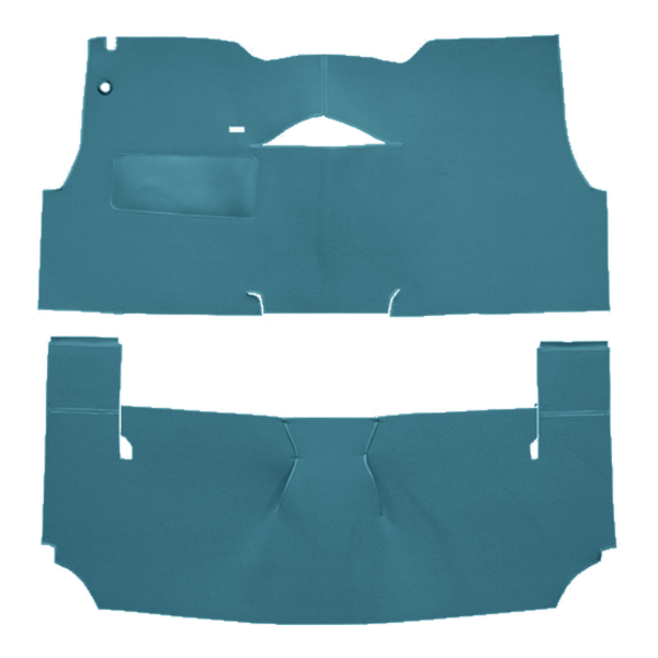 Picture of 1955 Chevrolet Bel Air 2DR Convertible Bench Seat Carpet Kit, Loop - 2 Piece