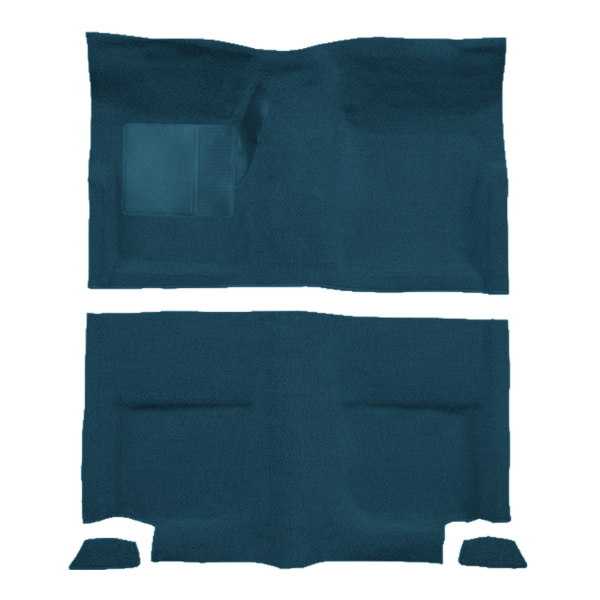 Picture of 1965-1968 Ford Mustang Fastback without Folddowns without Shifter Hole Pass Area Carpet Kit, Molded Nylon - 4 Piece