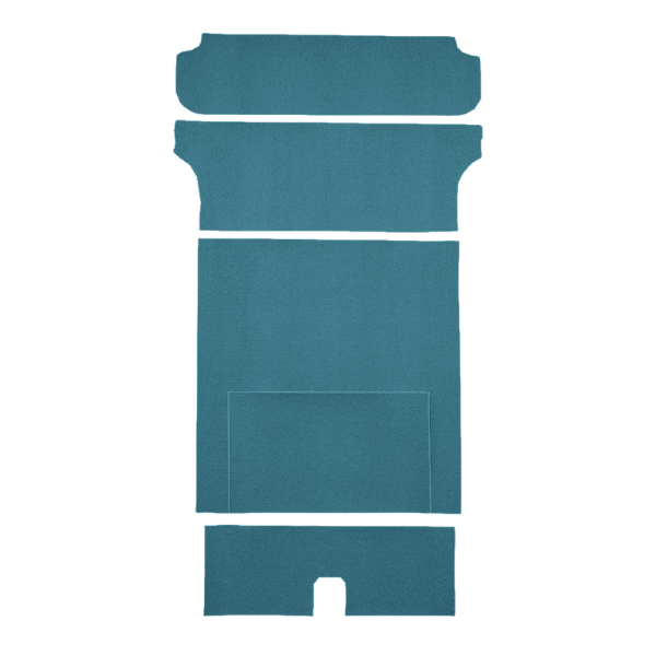 Picture of 1955-1957 Chevrolet Bel Air Nomad 2DR Wagon Cargo Area Carpet Kit, Loop - 5 Piece