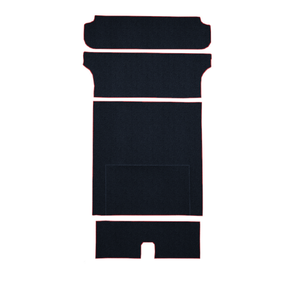 Picture of 1955-1956 Chevrolet Bel Air Nomad 2DR Wagon Cargo Area Carpet Kit, Daytona - 5 Piece