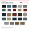 ACC Cutpile color options for this listing - Proudly Made in the USA