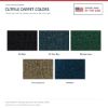 ACC Cutpile color options for this listing - Proudly Made in the USA