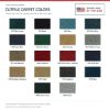 ACC Cutpile color options for this listing - Proudly Made in the USA