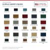 ACC Cutpile color options for this listing - Proudly Made in the USA