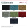 ACC Cutpile color options for this listing - Proudly Made in the USA