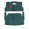 Illustration of 1957 Oldsmobile Super 88 ACC Tuxedo cut-and-sewn carpet in B-2 Turquoise - actual product may vary