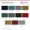 ACC Cutpile color options for this listing - Proudly Made in the USA