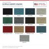 ACC Cutpile color options for this listing - Proudly Made in the USA