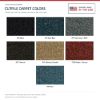 ACC Cutpile color options for this listing - Proudly Made in the USA