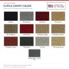 ACC Cutpile color options for this listing - Proudly Made in the USA