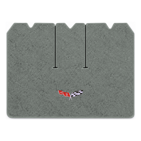 Picture of 1978 Chevrolet Corvette C3 Indy 500 Pace Car Cargo Mat, Cutpile Carpet with Embroidered 77-79 Corvette Flags Logo - 1 Piece
