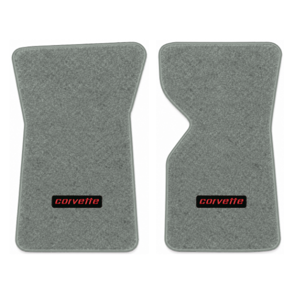 Picture of 1978 Chevrolet Corvette C3 Indy 500 Pace Car Floor Mats, Cutpile Carpet with Embroidered Corvette Logo - 2 Piece