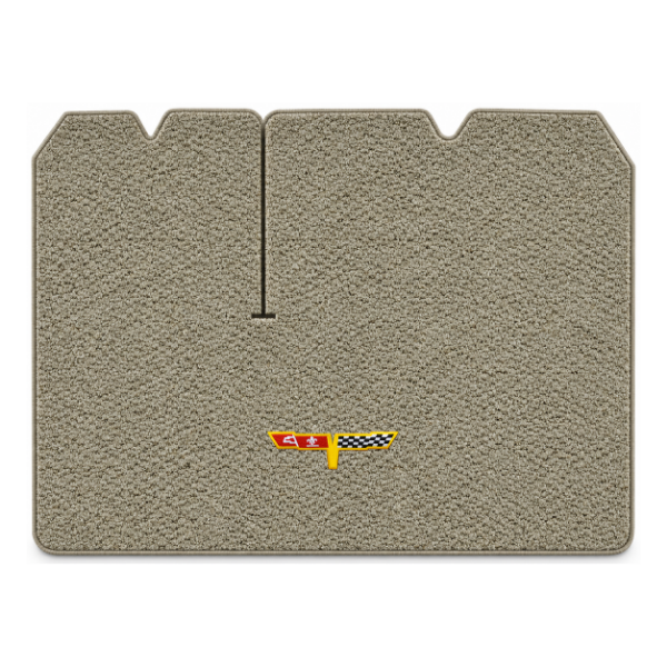 Picture of 1982 Chevrolet Corvette C3 Collector's Edition Cargo Mat, 82 Vet Cutpile Carpet with Embroidered Corvette Flags Logo - 1 Piece