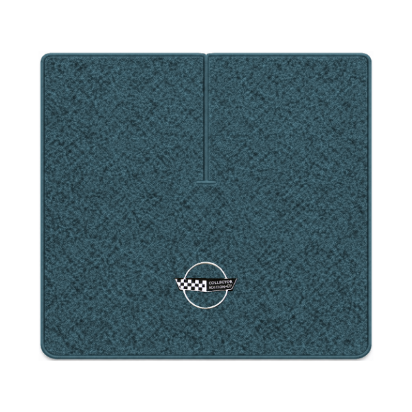 Picture of 1985 Chevrolet Corvette C4 Coupe Cargo Mat, Cutpile Carpet with Embroidered 1996 Corvette Collectors Edition Logo - 1 Piece