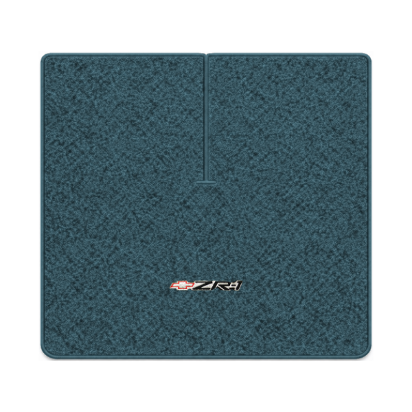 Picture of 1985 Chevrolet Corvette C4 Coupe Cargo Mat, Cutpile Carpet with Embroidered ZR1 Corvette Logo - 1 Piece