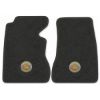 1953 Chevrolet Corvette floor mats with the Corvette Circle logo in Essex 1079A Dk Slate carpet, illustration