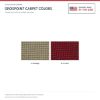ACC Grospoint carpet color chart for this listing - Proudly Made in the USA