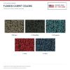 ACC Tuxedo carpet color chart for this listing - Proudly Made in the USA