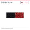 ACC Loop carpet color chart for this listing - Proudly Made in the USA