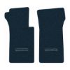 1964 Chevrolet Corvette floor mats with the Die-Electric 1976-82 Corvette logo in Loop 07 Dark Blue carpet, illustration