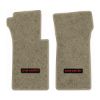 1964 Chevrolet Corvette floor mats with the Corvette logo in Essex 1035A Beige carpet, illustration