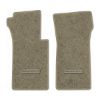 1964 Chevrolet Corvette floor mats with the Die-Electric 1976-82 Corvette logo in Essex 1076A Prairie Tan carpet, illustration