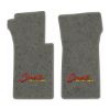 1966 Chevrolet Corvette floor mats with the Corvette Stingray logo in Essex 1066A Gray carpet, illustration