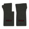 1966 Chevrolet Corvette floor mats with the Corvette logo in Essex 1079A Dk Slate carpet, illustration