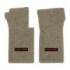 1966 Chevrolet Corvette floor mats with the Corvette logo in Essex 1076A Prairie Tan carpet, illustration