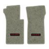 1966 Chevrolet Corvette floor mats with the Corvette logo in Essex 1053A Silver carpet, illustration
